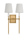 VISUAL COMFORT STUDIO, BAXLEY DOUBLE SCONCE, WALL SCONCES