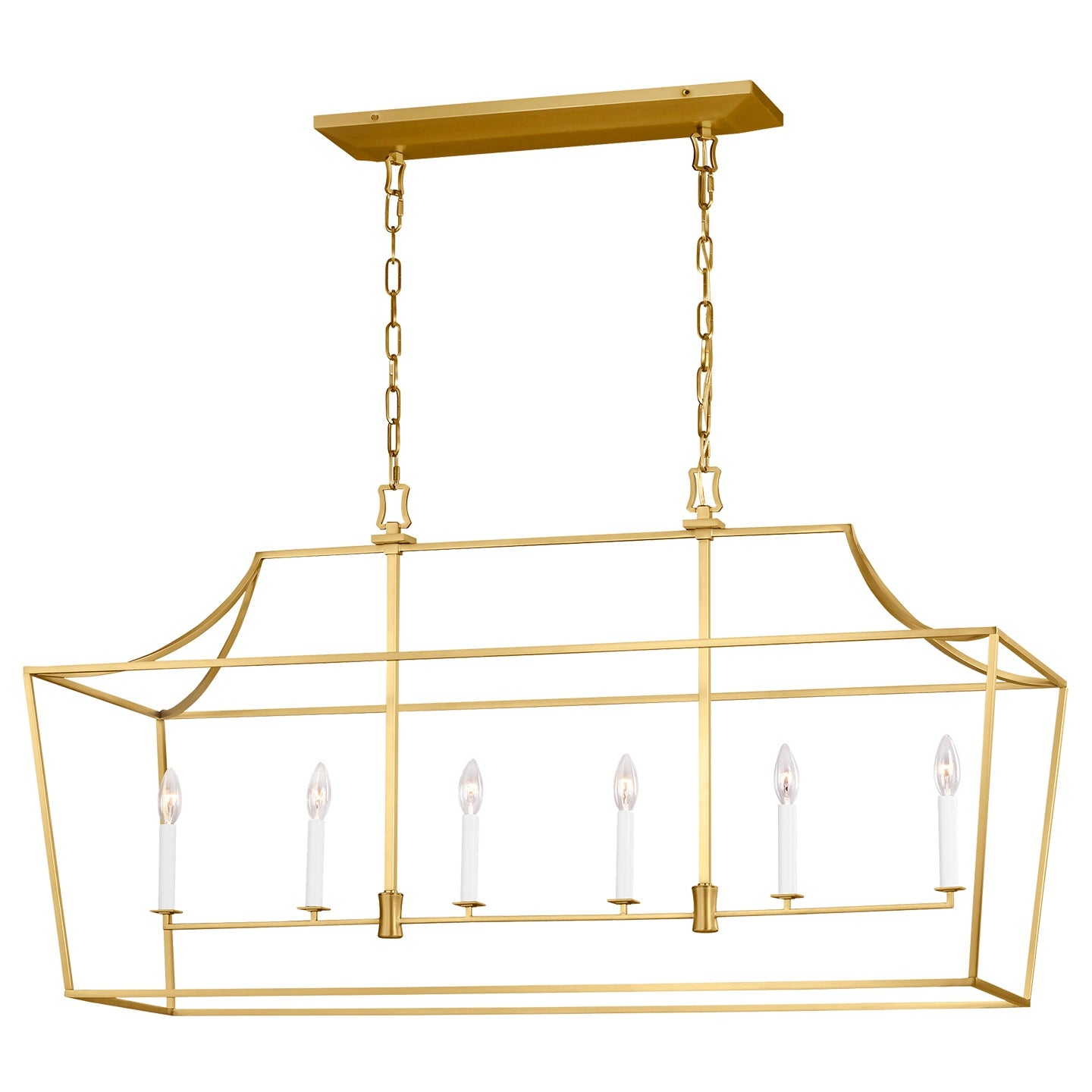 VISUAL COMFORT & CO., SOUTHOLD LINEAR LANTERN, CHANDELIER LIGHT