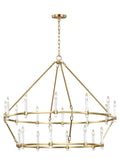 VISUAL COMFORT STUDIO, MARSTON 2 TIER CHANDELIER, CHANDELIER LIGHT