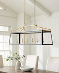 VISUAL COMFORT & CO., CARLOW LINEAR LANTERN, CHANDELIER LIGHT