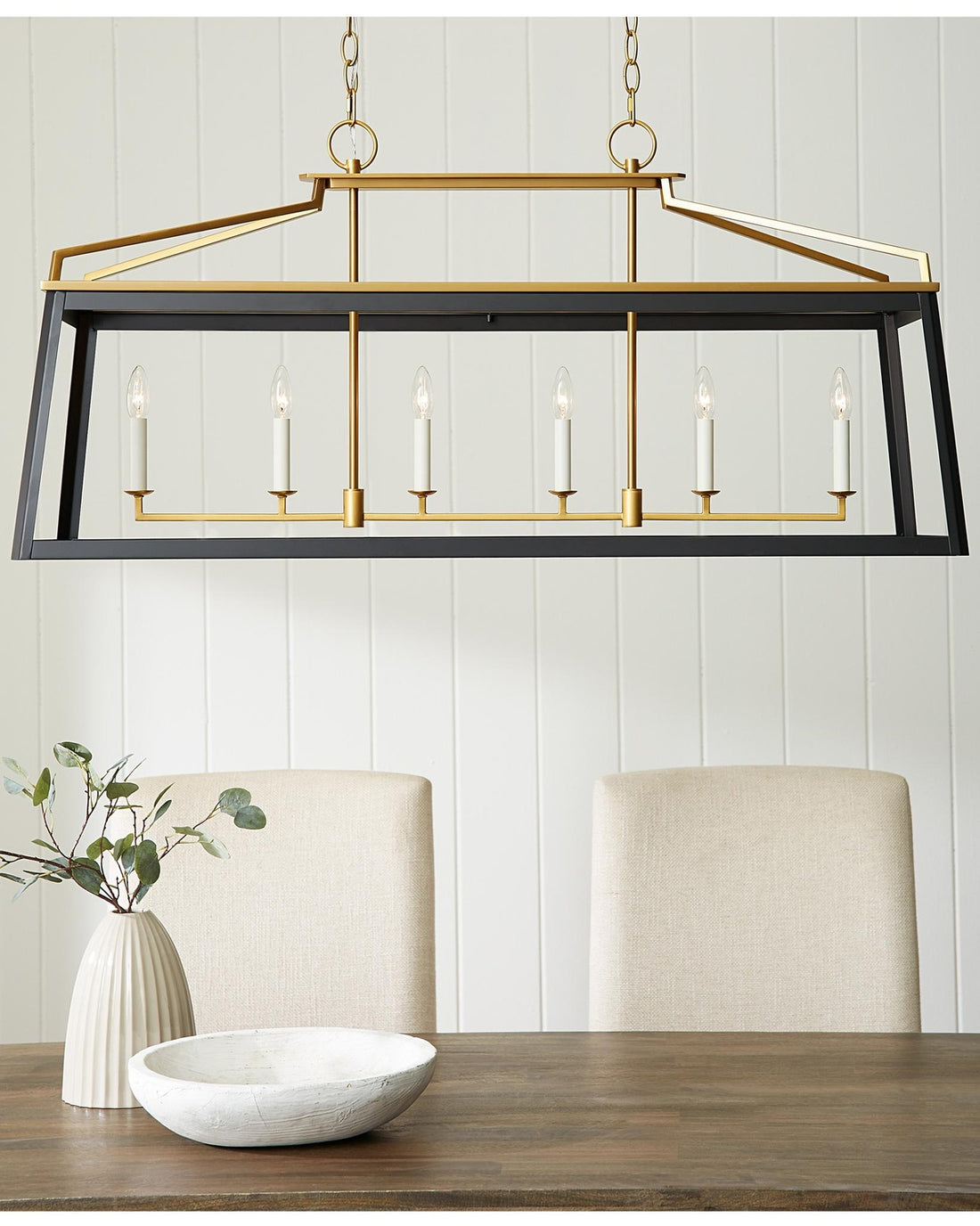 VISUAL COMFORT & CO., CARLOW LINEAR LANTERN, CHANDELIER LIGHT