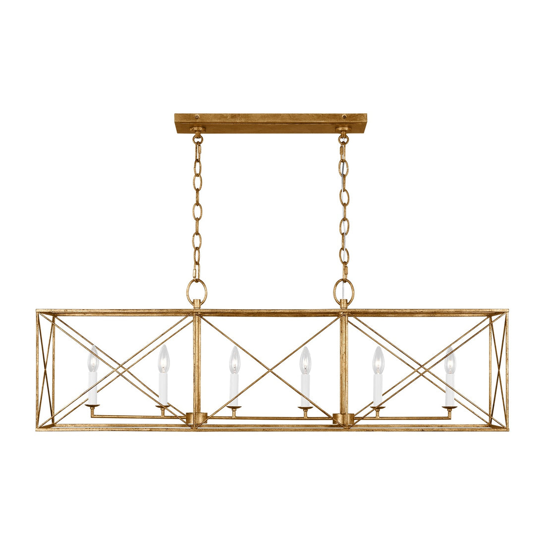 VISUAL COMFORT STUDIO, BEATRIX LINEAR LANTERN, CHANDELIER LIGHT