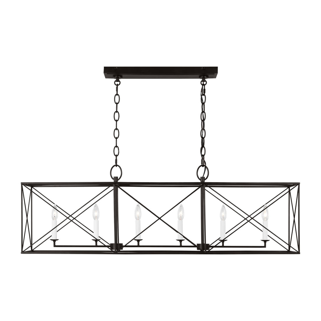 VISUAL COMFORT & CO., BEATRIX LINEAR LANTERN, CHANDELIER LIGHT