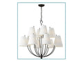 VISUAL COMFORT STUDIO, MARINA CHANDELIER, CHANDELIER LIGHT