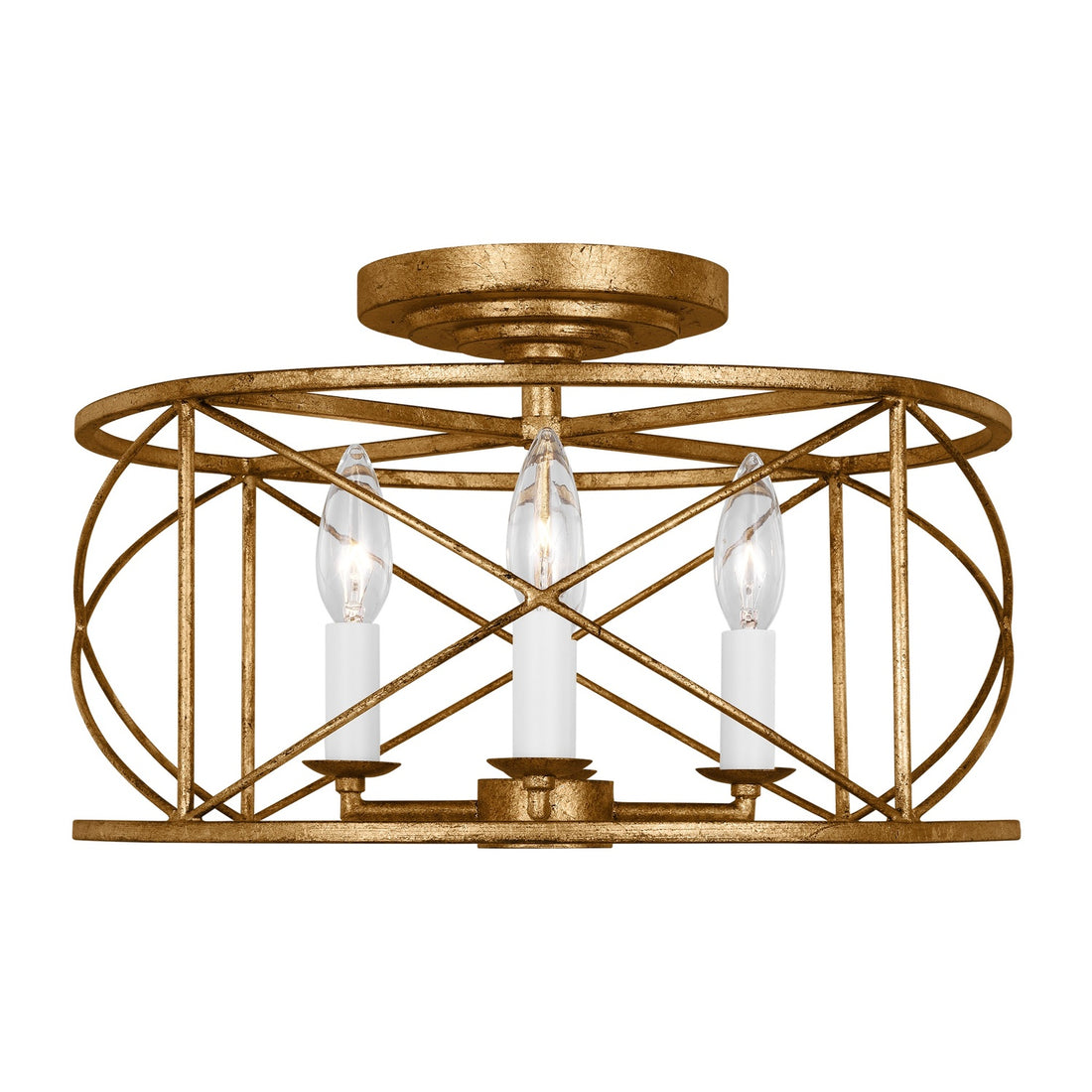 VISUAL COMFORT STUDIO, BEATRIX SEMI-FLUSH MOUNT, SEMI FLUSH MOUNT LIGHT