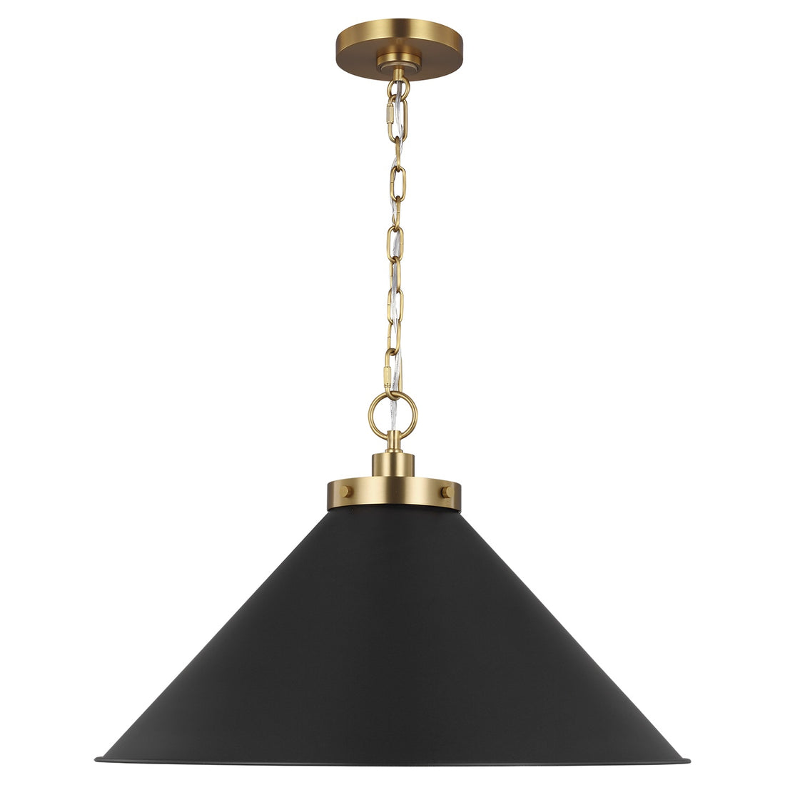 VISUAL COMFORT & CO., WELLFLEET WIDE CONE PENDANT, PENDANT LIGHT