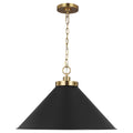 VISUAL COMFORT STUDIO, WELLFLEET WIDE CONE PENDANT, PENDANT LIGHT