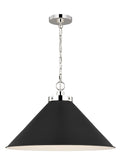 VISUAL COMFORT STUDIO, WELLFLEET WIDE CONE PENDANT, PENDANT LIGHT