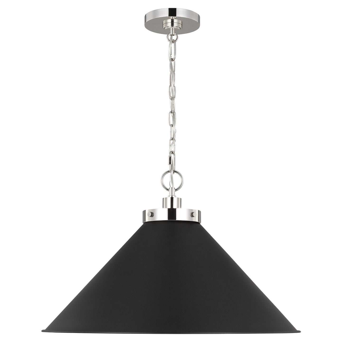 VISUAL COMFORT STUDIO, WELLFLEET WIDE CONE PENDANT, PENDANT LIGHT