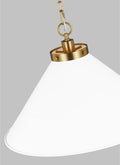 VISUAL COMFORT STUDIO, WELLFLEET WIDE CONE PENDANT, PENDANT LIGHT