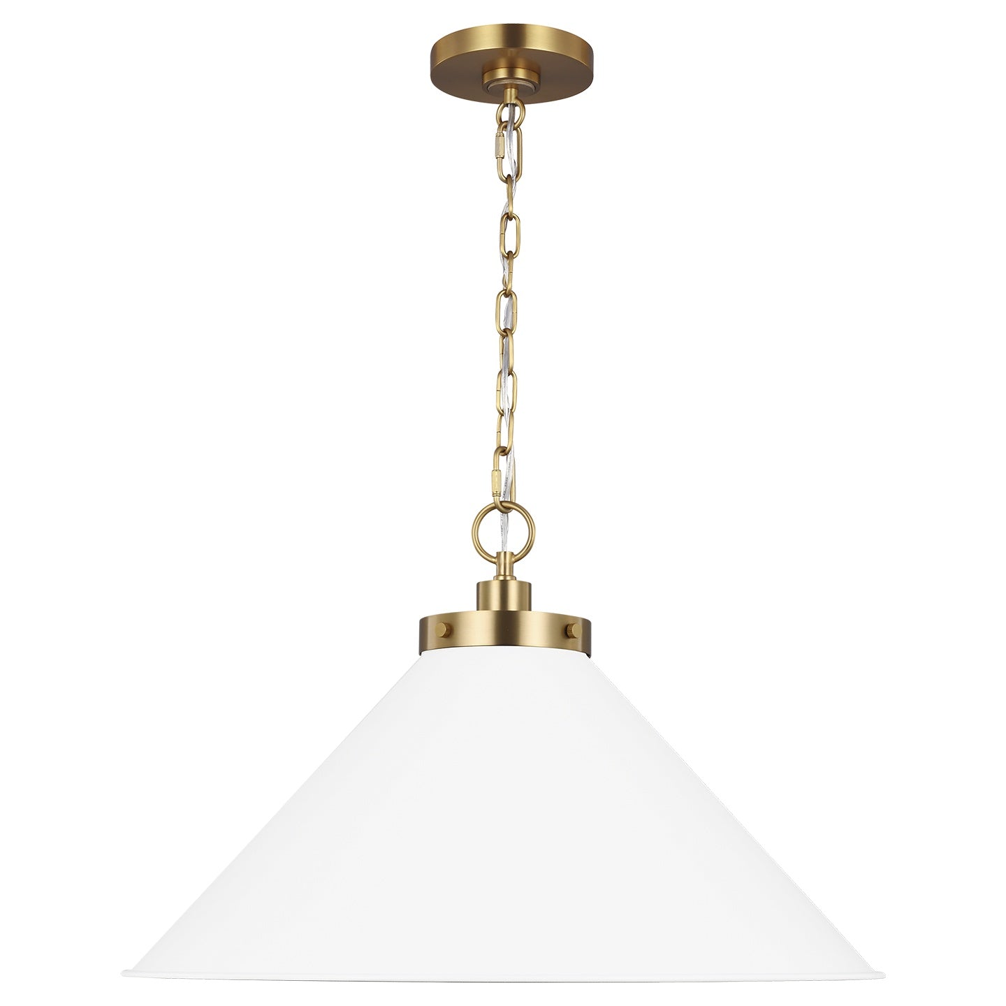 VISUAL COMFORT STUDIO, WELLFLEET WIDE CONE PENDANT, PENDANT LIGHT
