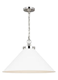 VISUAL COMFORT & CO., WELLFLEET WIDE CONE PENDANT, PENDANT LIGHT