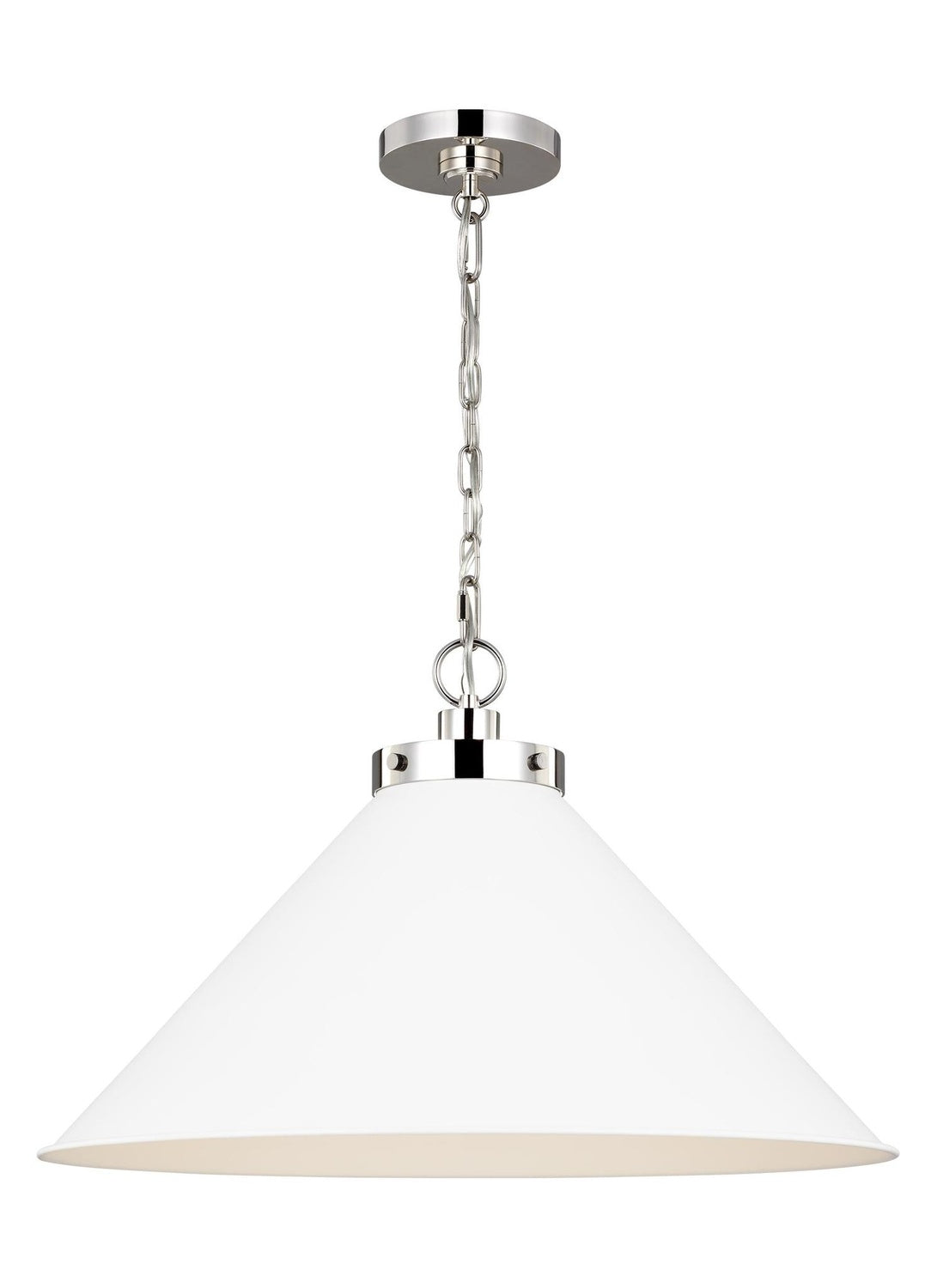 VISUAL COMFORT STUDIO, WELLFLEET WIDE CONE PENDANT, PENDANT LIGHT
