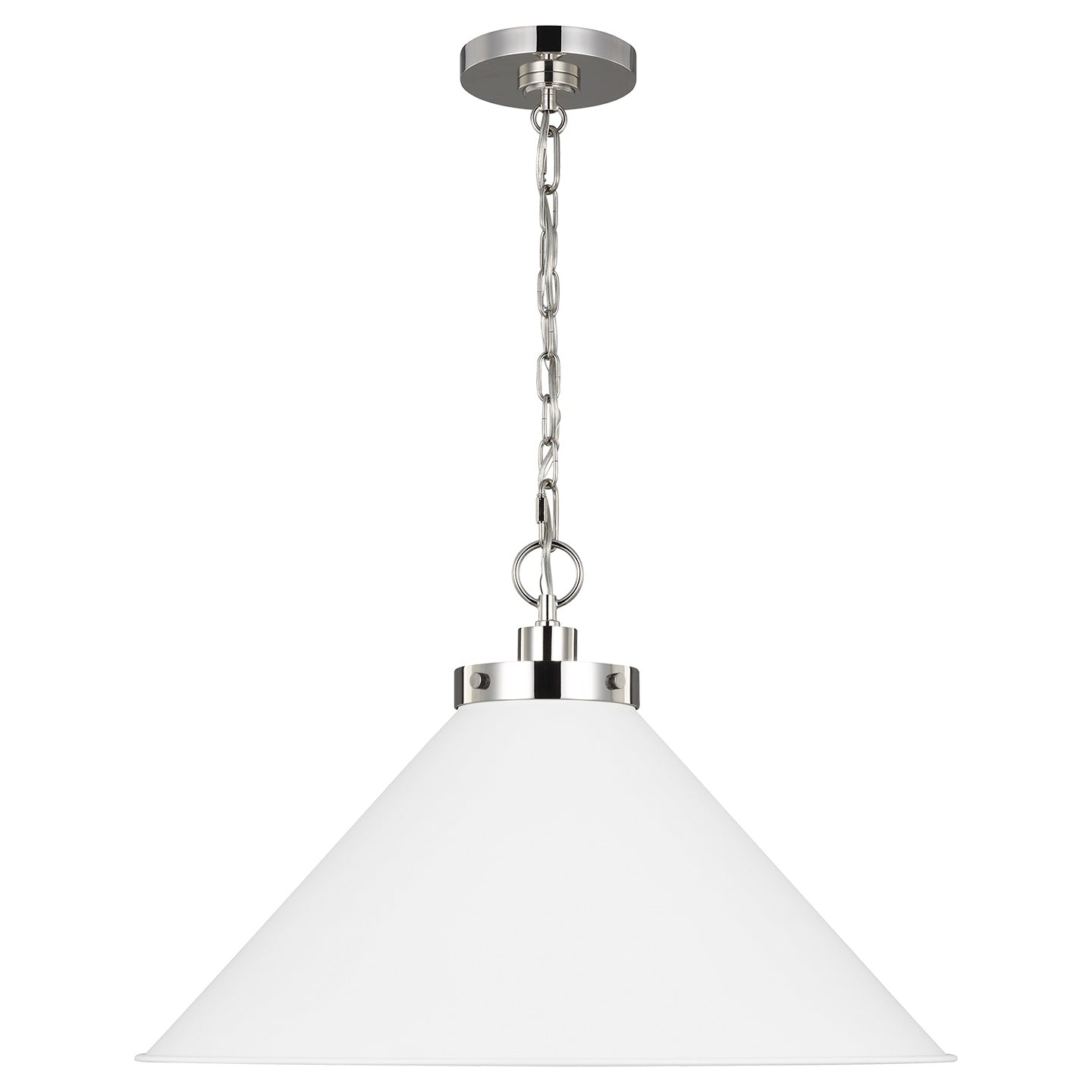 VISUAL COMFORT STUDIO, WELLFLEET WIDE CONE PENDANT, PENDANT LIGHT