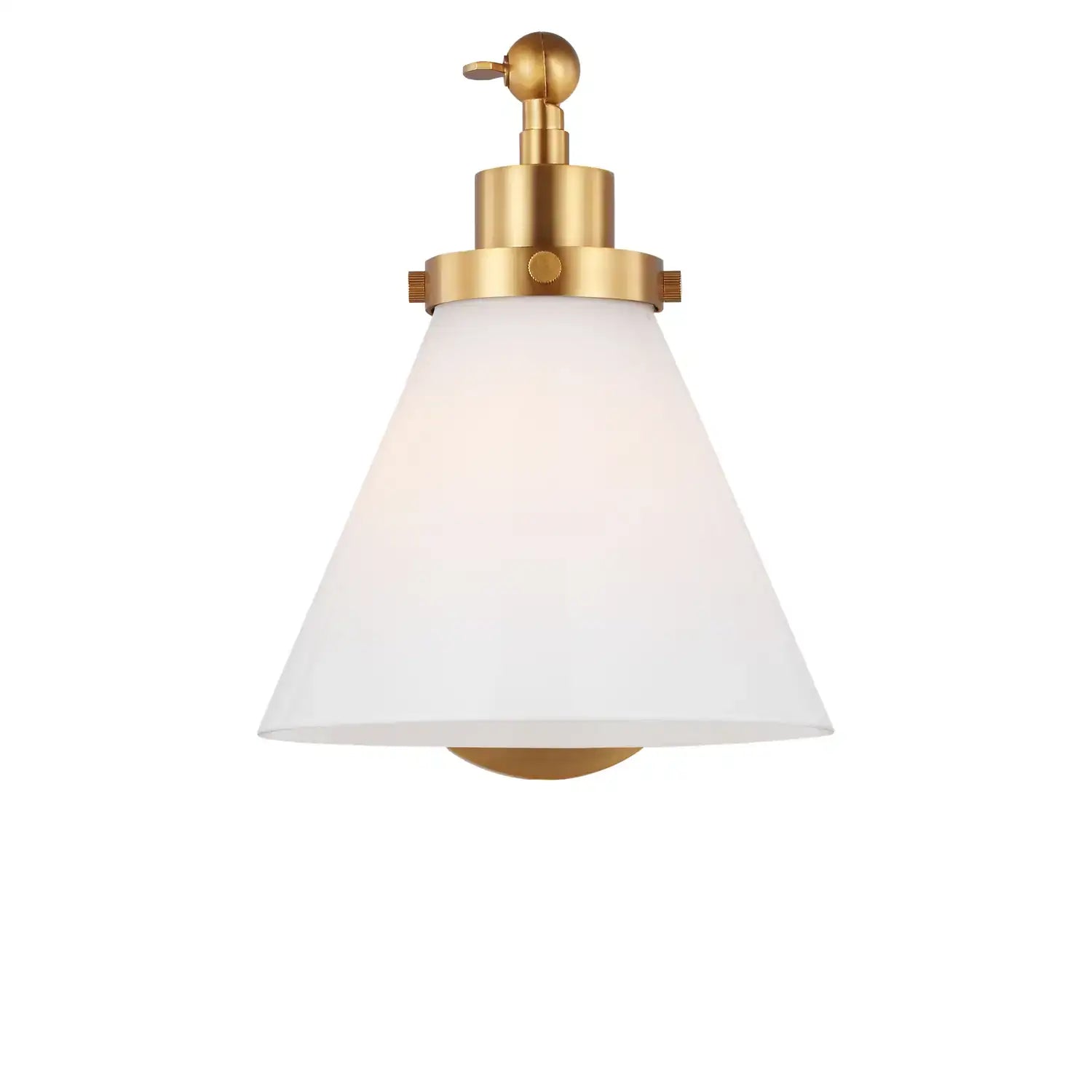 VISUAL COMFORT STUDIO, WELLFLEET ONE-ARM CONE SCONCE, WALL SCONCES