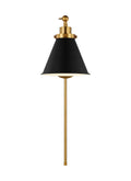 VISUAL COMFORT STUDIO, WELLFLEET SINGLE ARM CONE TASK SCONCE, WALL SCONCES