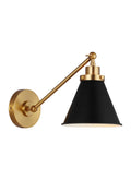 VISUAL COMFORT STUDIO, WELLFLEET SINGLE ARM CONE TASK SCONCE, WALL SCONCES