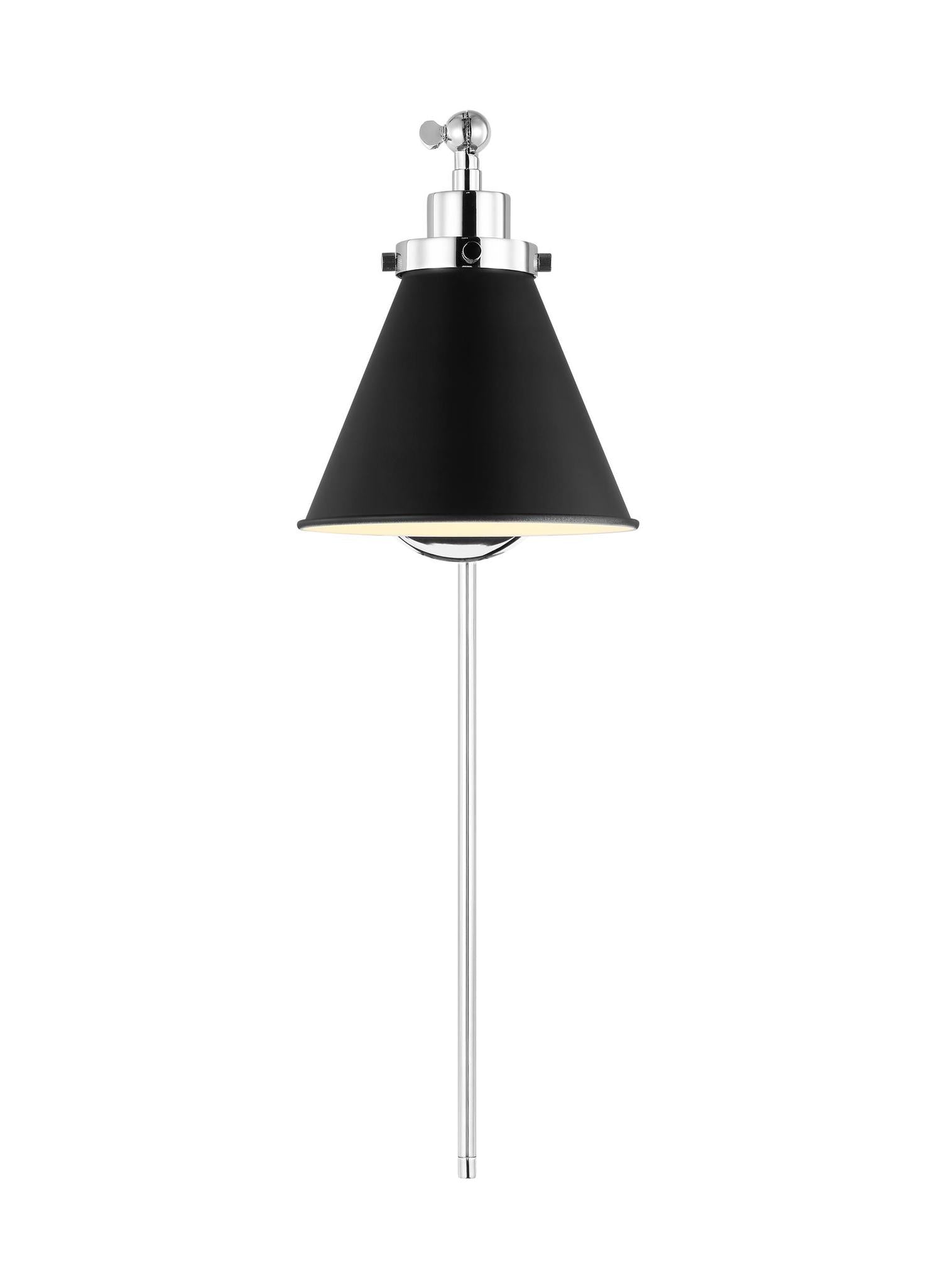 VISUAL COMFORT & CO., WELLFLEET SINGLE ARM CONE TASK SCONCE, WALL SCONCES