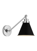 VISUAL COMFORT STUDIO, WELLFLEET SINGLE ARM CONE TASK SCONCE, WALL SCONCES