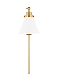 VISUAL COMFORT & CO., WELLFLEET SINGLE ARM CONE TASK SCONCE, WALL SCONCES