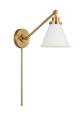 VISUAL COMFORT & CO., WELLFLEET SINGLE ARM CONE TASK SCONCE, WALL SCONCES