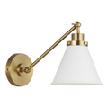 VISUAL COMFORT & CO., WELLFLEET SINGLE ARM CONE TASK SCONCE, WALL SCONCES