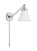 VISUAL COMFORT STUDIO, WELLFLEET SINGLE ARM CONE TASK SCONCE, WALL SCONCES