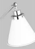 VISUAL COMFORT & CO., WELLFLEET SINGLE ARM CONE TASK SCONCE, WALL SCONCES