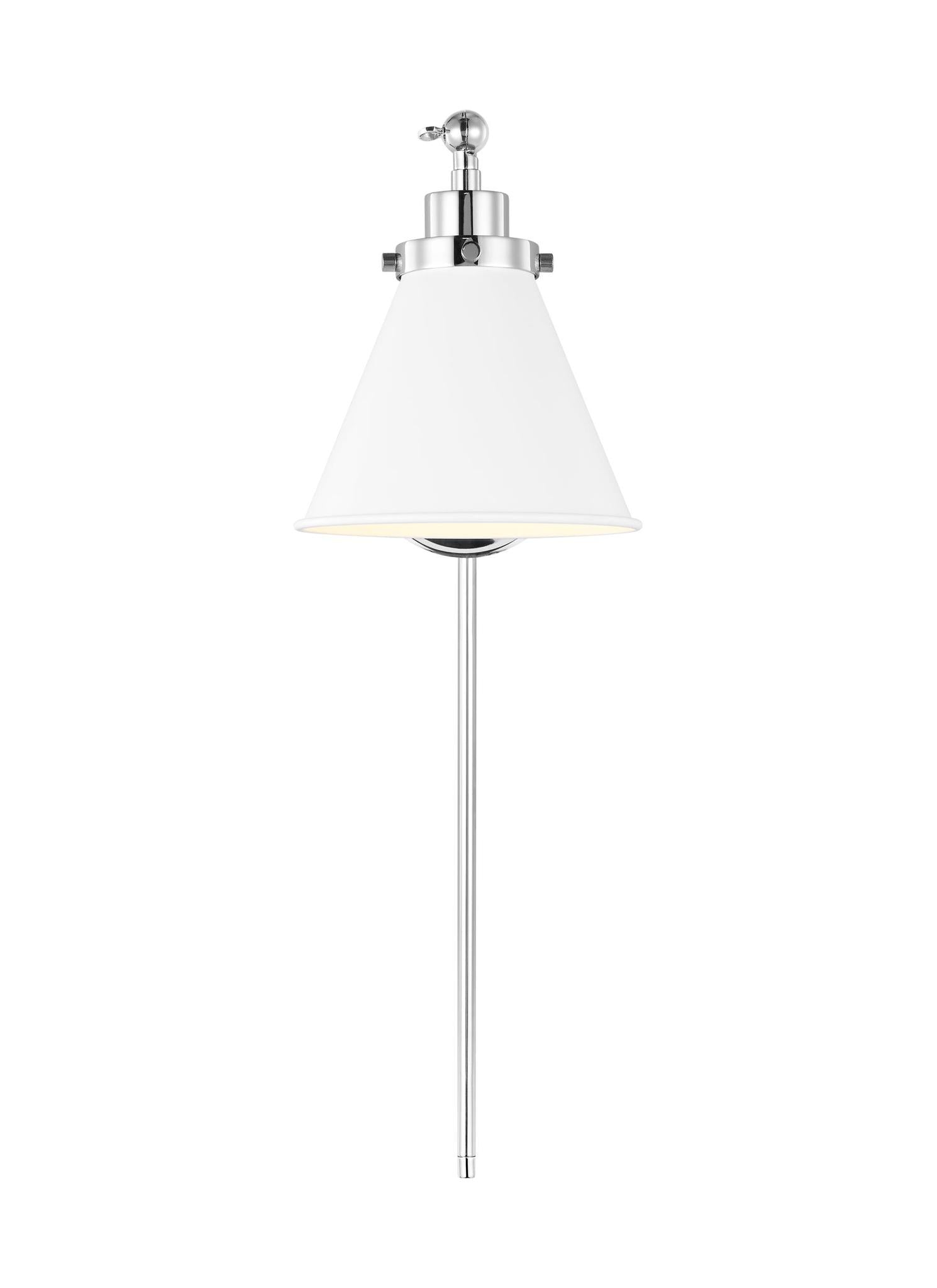 VISUAL COMFORT & CO., WELLFLEET SINGLE ARM CONE TASK SCONCE, WALL SCONCES