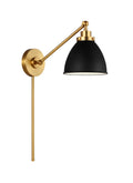 VISUAL COMFORT STUDIO, WELLFLEET SINGLE ARM DOME TASK SCONCE, WALL SCONCES