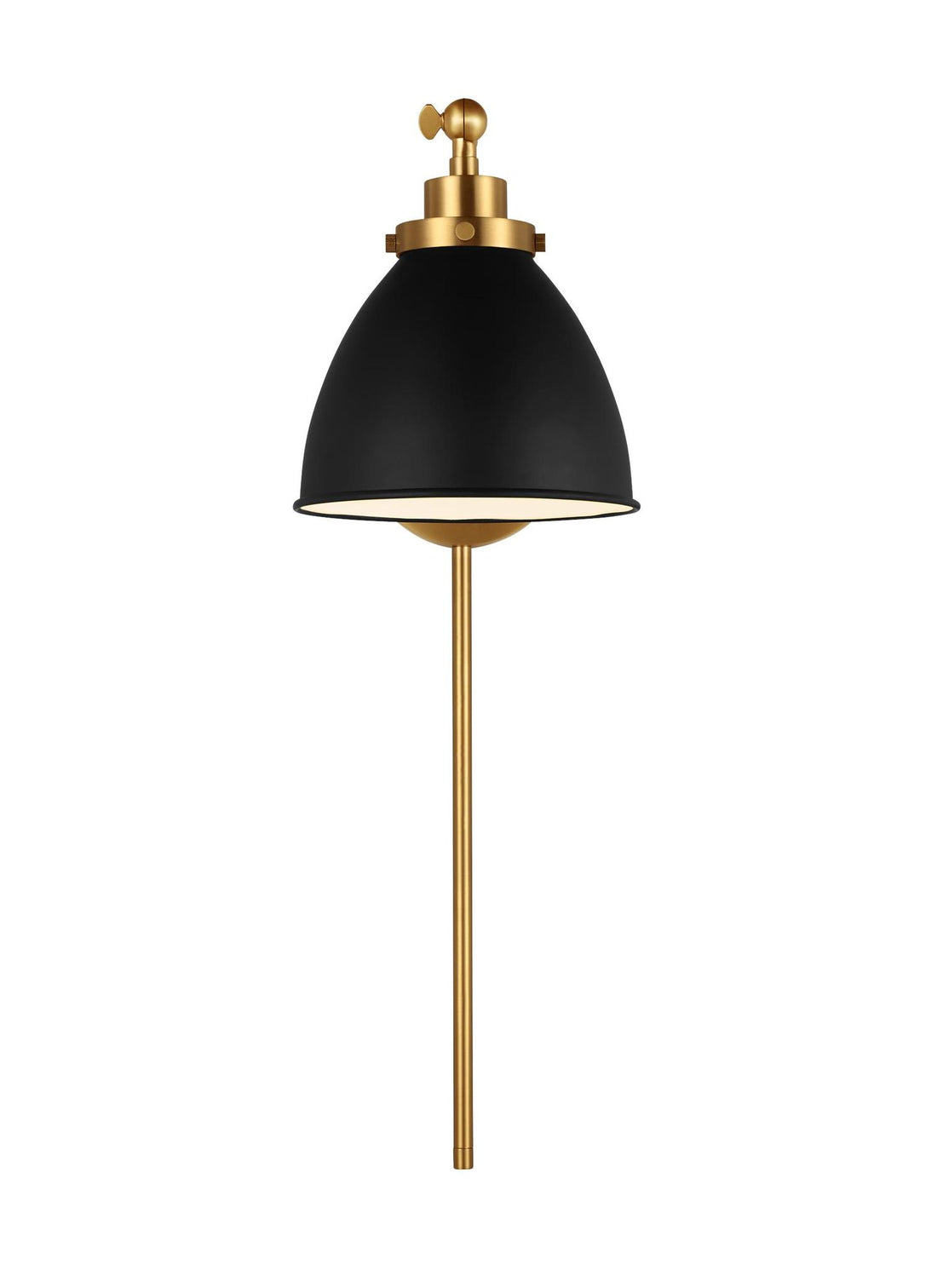 VISUAL COMFORT STUDIO, WELLFLEET SINGLE ARM DOME TASK SCONCE, WALL SCONCES
