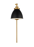 VISUAL COMFORT & CO., WELLFLEET SINGLE ARM DOME TASK SCONCE, WALL SCONCES