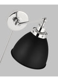 VISUAL COMFORT STUDIO, WELLFLEET SINGLE ARM DOME TASK SCONCE, WALL SCONCES
