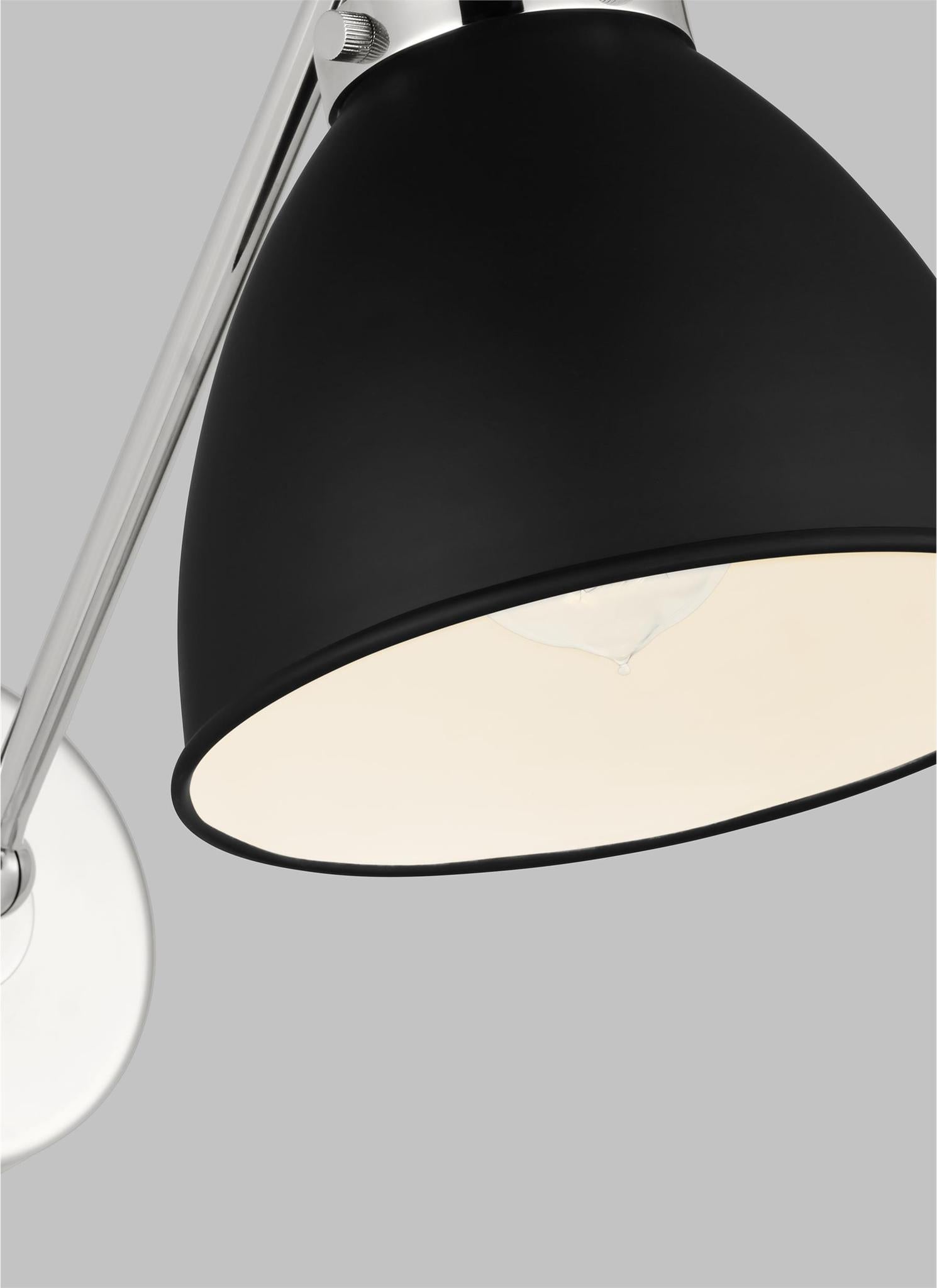 VISUAL COMFORT & CO., WELLFLEET SINGLE ARM DOME TASK SCONCE, WALL SCONCES