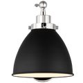 VISUAL COMFORT STUDIO, WELLFLEET SINGLE ARM DOME TASK SCONCE, WALL SCONCES