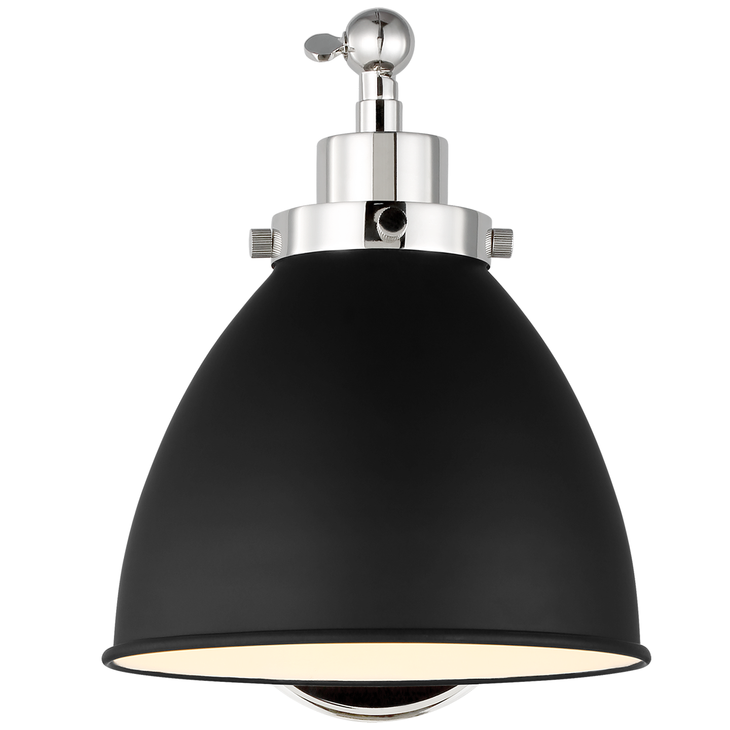 VISUAL COMFORT STUDIO, WELLFLEET SINGLE ARM DOME TASK SCONCE, WALL SCONCES