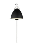 VISUAL COMFORT & CO., WELLFLEET SINGLE ARM DOME TASK SCONCE, WALL SCONCES