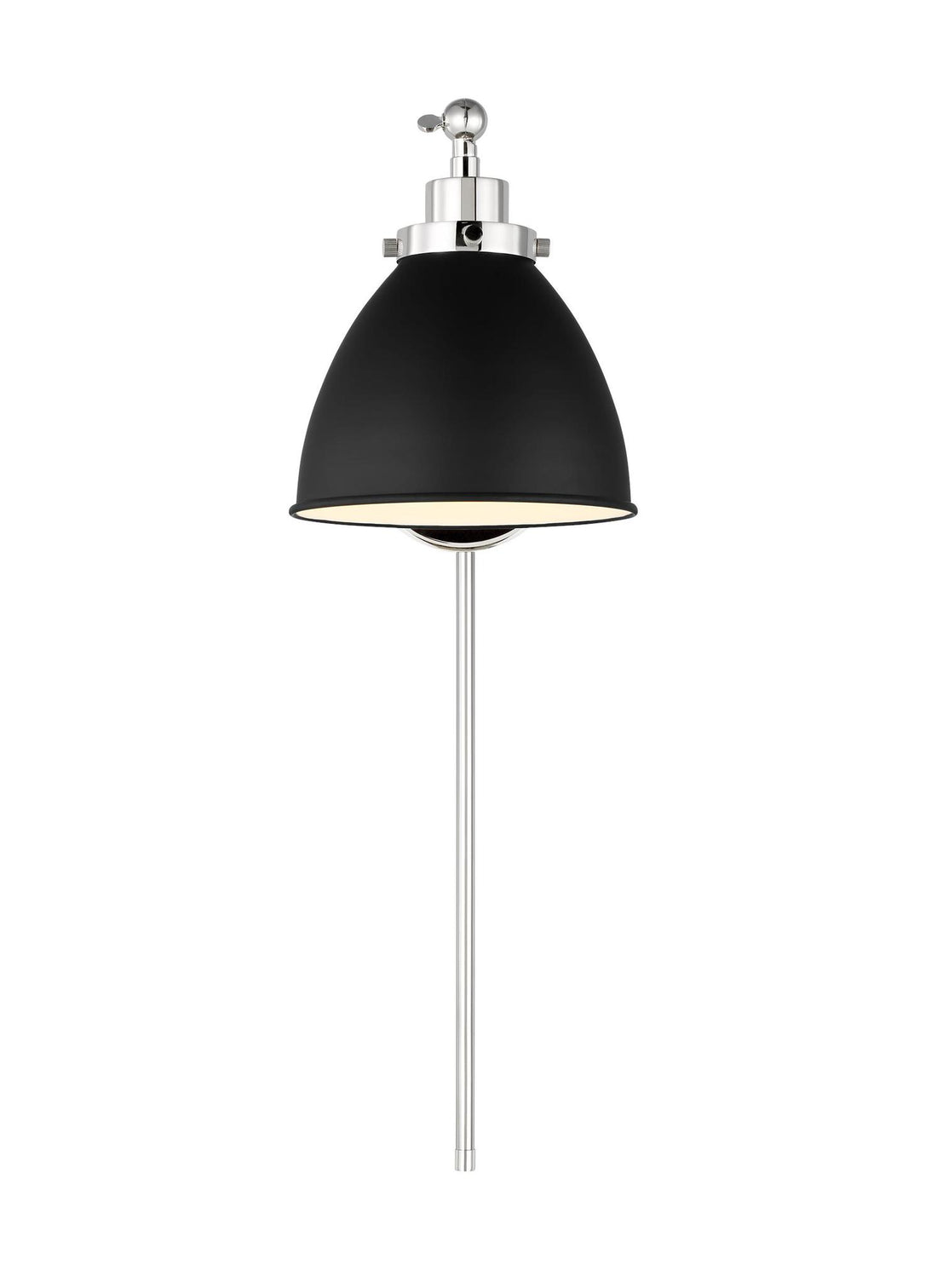 VISUAL COMFORT STUDIO, WELLFLEET SINGLE ARM DOME TASK SCONCE, WALL SCONCES