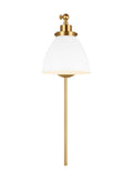VISUAL COMFORT STUDIO, WELLFLEET SINGLE ARM DOME TASK SCONCE, WALL SCONCES