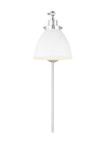VISUAL COMFORT & CO., WELLFLEET SINGLE ARM DOME TASK SCONCE, WALL SCONCES