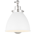 VISUAL COMFORT & CO., WELLFLEET SINGLE ARM DOME TASK SCONCE, WALL SCONCES