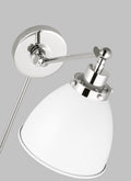 VISUAL COMFORT STUDIO, WELLFLEET SINGLE ARM DOME TASK SCONCE, WALL SCONCES