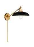 VISUAL COMFORT & CO., WELLFLEET SINGLE ARM WIDE TASK SCONCE, WALL SCONCES