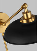 VISUAL COMFORT & CO., WELLFLEET SINGLE ARM WIDE TASK SCONCE, WALL SCONCES