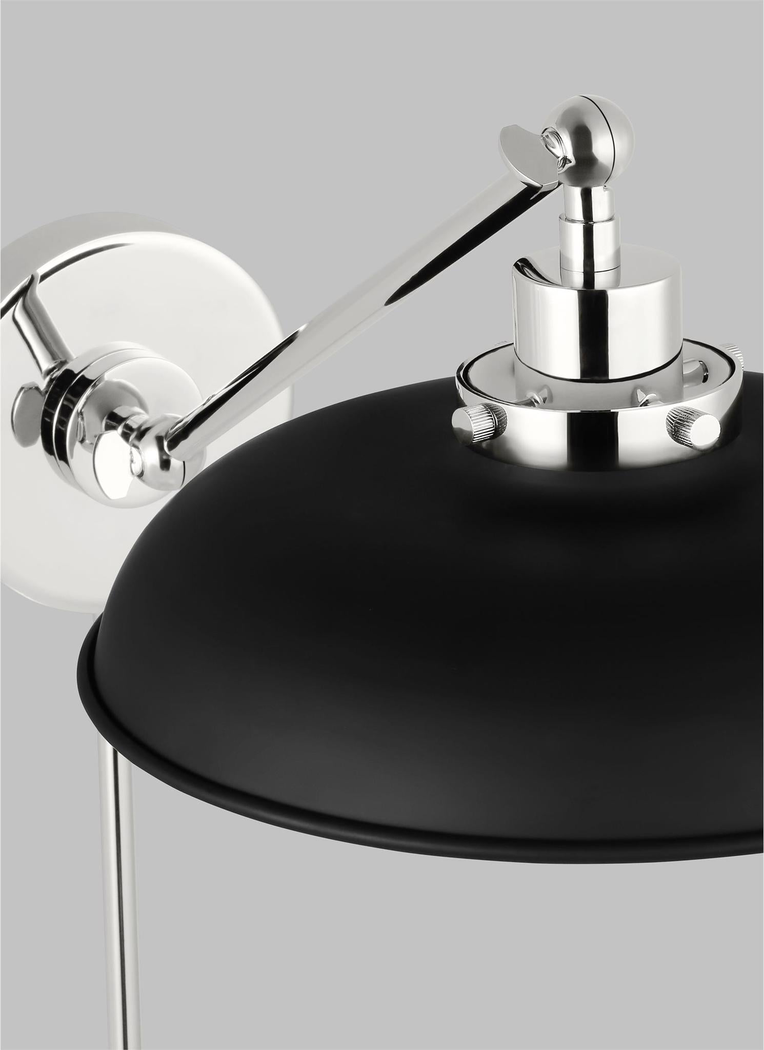 VISUAL COMFORT STUDIO, WELLFLEET SINGLE ARM WIDE TASK SCONCE, WALL SCONCES