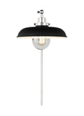 VISUAL COMFORT & CO., WELLFLEET SINGLE ARM WIDE TASK SCONCE, WALL SCONCES