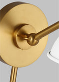 VISUAL COMFORT & CO., WELLFLEET SINGLE ARM WIDE TASK SCONCE, WALL SCONCES