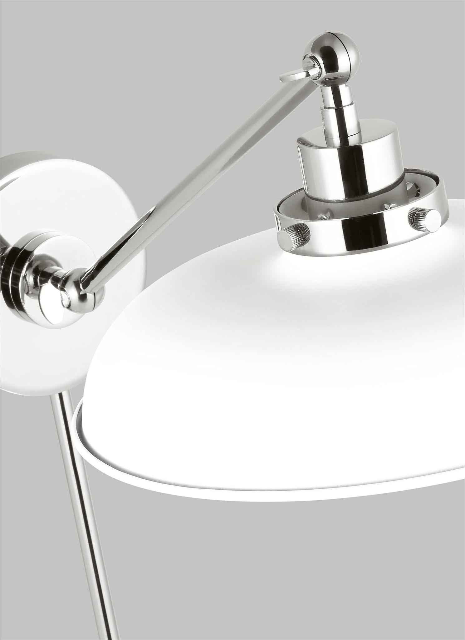 VISUAL COMFORT & CO., WELLFLEET SINGLE ARM WIDE TASK SCONCE, WALL SCONCES