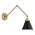 VISUAL COMFORT STUDIO, WELLFLEET DOUBLE ARM CONE TASK SCONCE, WALL SCONCES