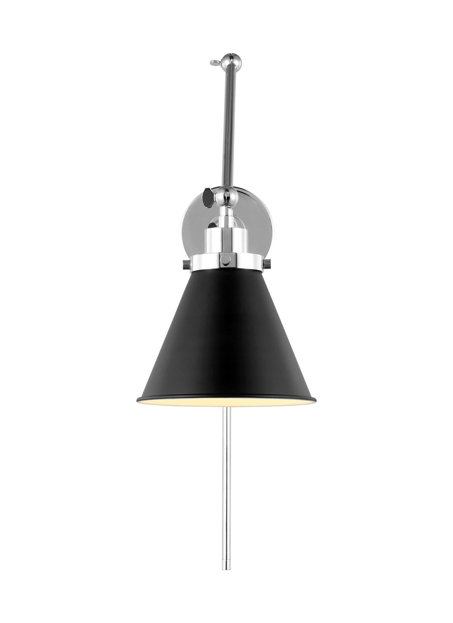 VISUAL COMFORT & CO., WELLFLEET DOUBLE ARM CONE TASK SCONCE, WALL SCONCES